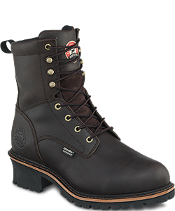 Steel toe insulated logger boot